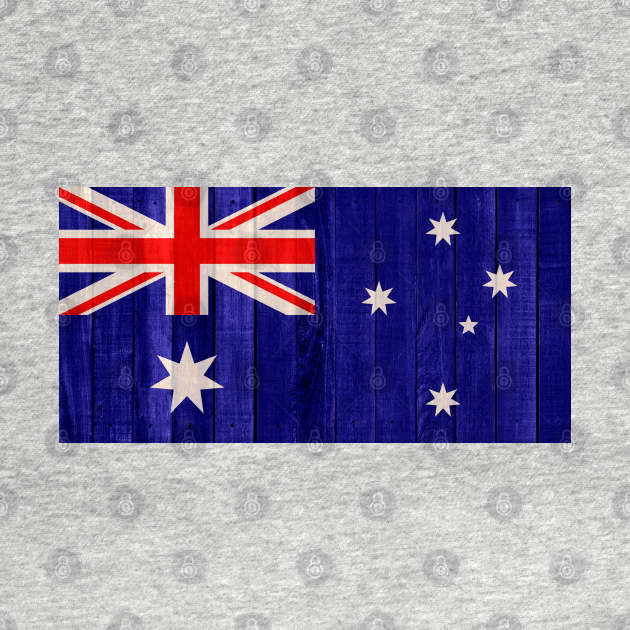 Flag of Australia - Wood by DrPen